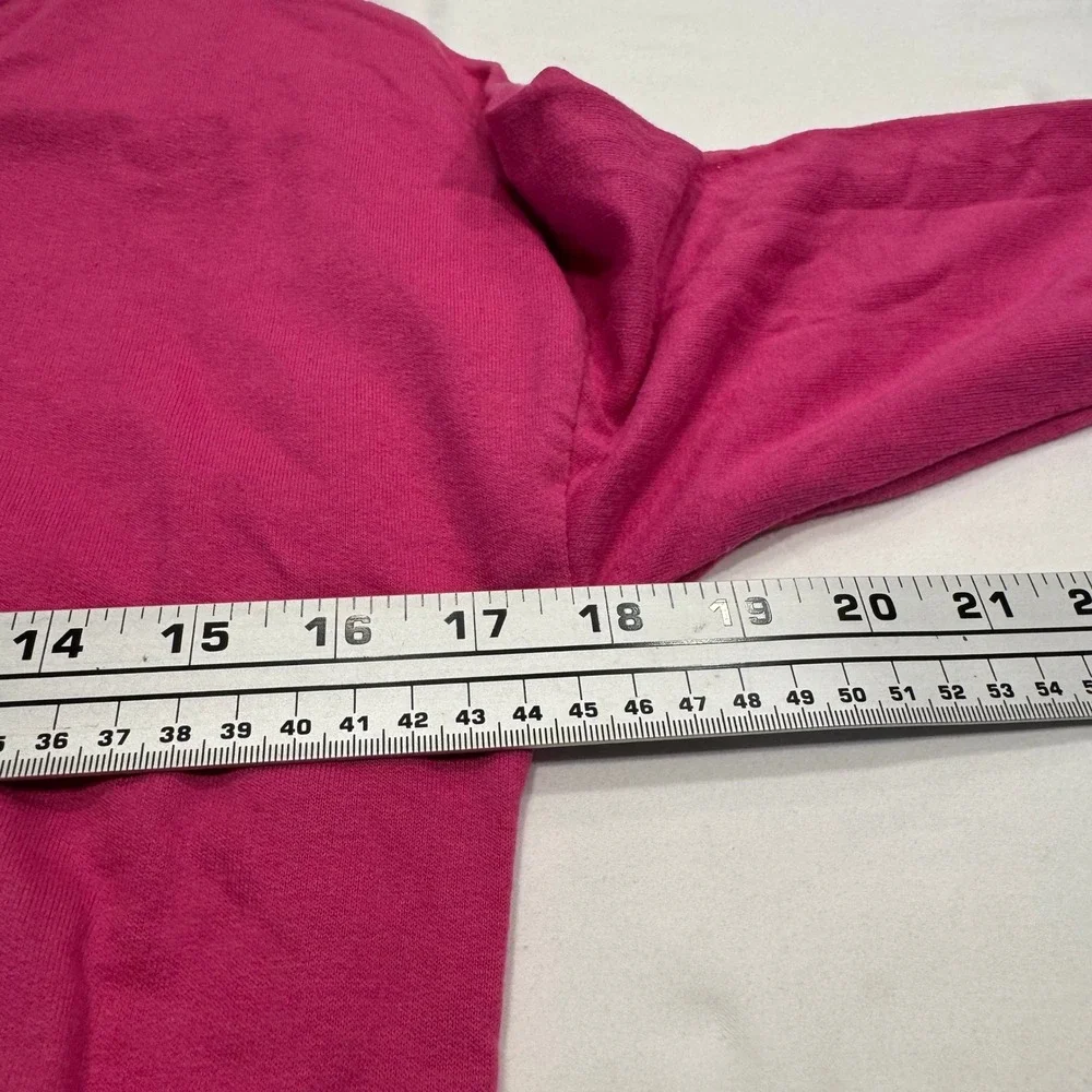 Bebe 2 Piece Lounge Set Logo Sweatshirt Joggers Pink Size Small Excellent